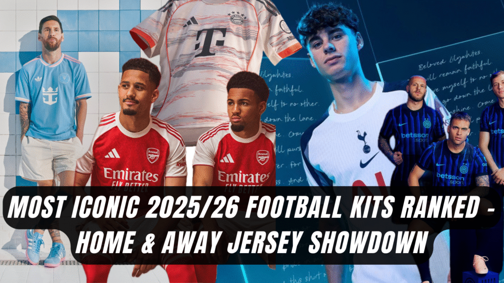 Most Iconic 2025/26 Football Kits Ranked—Home & Away Jersey Showdown