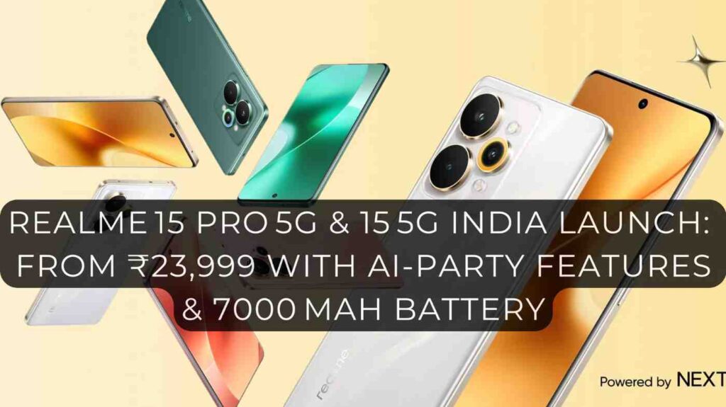Realme 15 Pro 5G & 15 5G