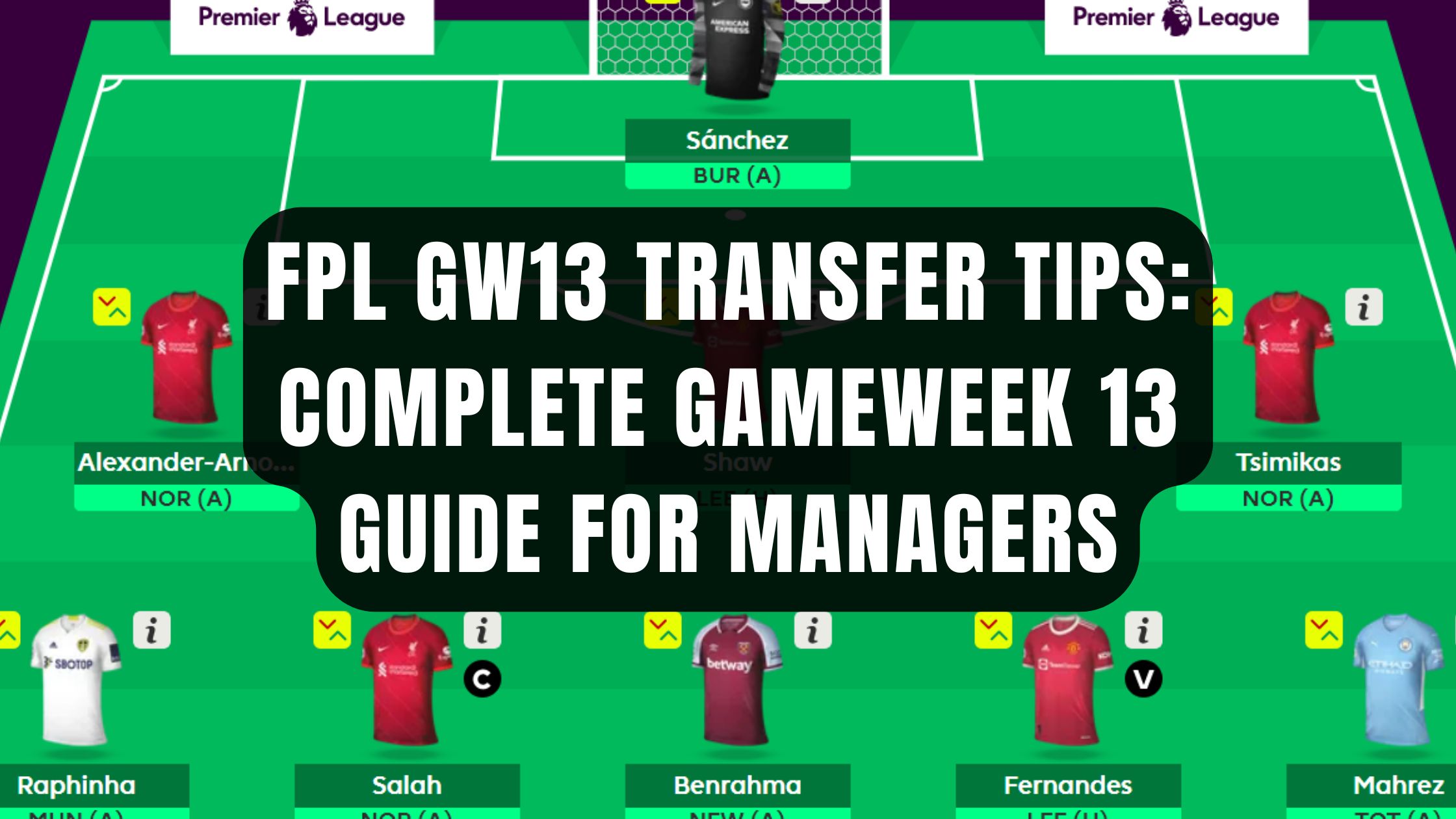 FPL GW13 Transfer Tips: Complete Gameweek 13 Guide for Managers