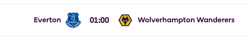 Everton vs. Wolverhampton Wanderers