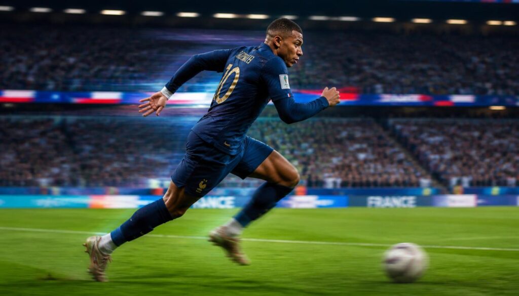 World Cup 2026 France goal celebration — Mbappé-style moment