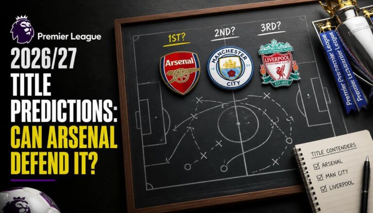 Premier League 2026/27 Title Predictions: Can Arsenal Defend It?
