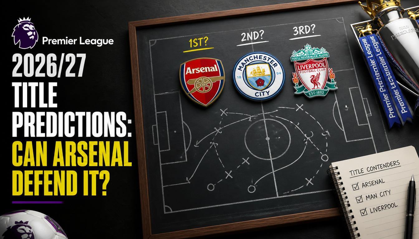 Premier League 2026/27 Title Predictions: Can Arsenal Defend It?
